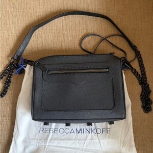 Rebecca Minkoff Black Crossbody Bag with Chain Strap (Like New)